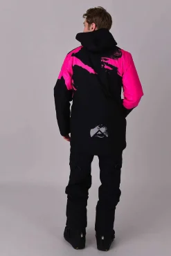 Afterparty Jacket Black & Pink Men'S
