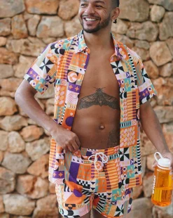 Endless Summer Men'S Short Sleeve Shirt