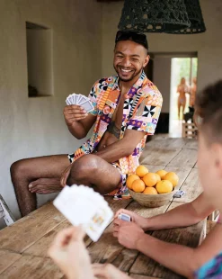 Endless Summer Men'S Short Sleeve Shirt