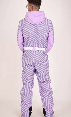 Fall Line Purple & Grey Men'S Ski Suit