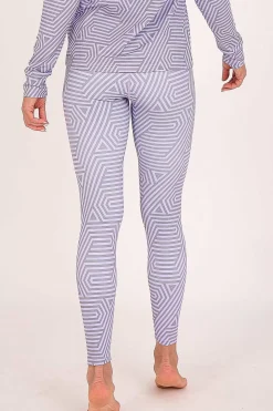 Fall Line Purple & Grey Womens Baselayer Legging
