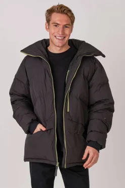 Men'S Puffer Jacket Black
