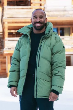 Men'S Puffer Jacket Khaki