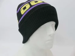 Oosc Apres Beanie - Black, Purple, Yellow