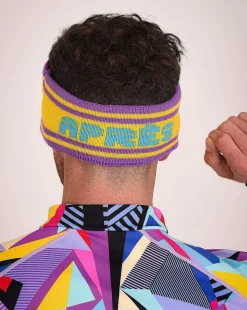 Oosc Apres Headband - Purple, Blue, Yellow