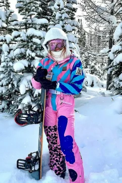 Penfold In Pink Ski Suit - Women'S