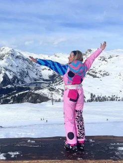 Penfold In Pink Ski Suit - Women'S