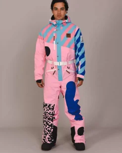 Penfold In Pink Ski Suit - Men'S