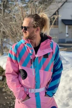 Penfold In Pink Ski Suit - Men'S