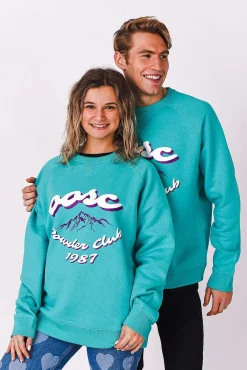 Powder Club Sweatshirt - Aqua