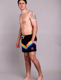 Rainbow Road Men'S Swim Shorts