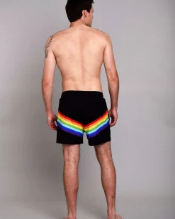 Rainbow Road Men'S Swim Shorts