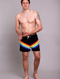 Rainbow Road Men'S Swim Shorts