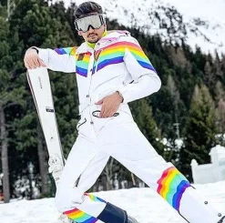 Rainbow Road Ski Suit - Mens