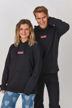 Retro Oosc Hoodie - Black