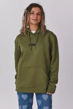 Retro Oosc Hoodie - Khaki