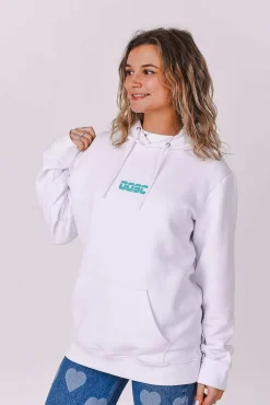 Retro Oosc Hoodie - White