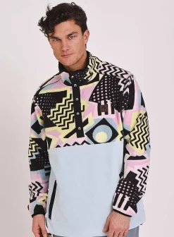 Saved By The Bell Fleece Baby Blue - Men'S