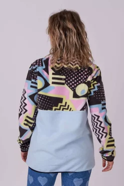 Saved By The Bell Fleece Baby Blue - Women'S
