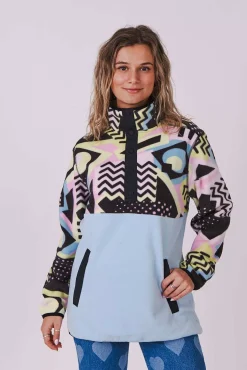 Saved By The Bell Fleece Baby Blue - Women'S