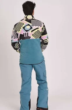 Saved By The Bell Fleece Teal - Men'S