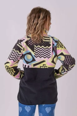 Saved By The Bell Fleece Black - Women'S