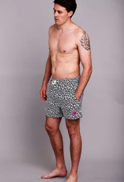 Snow Leopard Men'S Swim Shorts