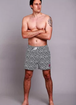 Snow Leopard Men'S Swim Shorts