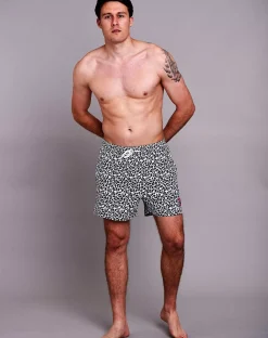 Snow Leopard Men'S Swim Shorts