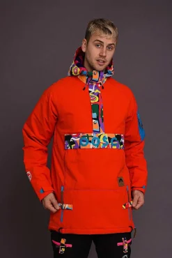 Snow Park Overhead Jacket - Red