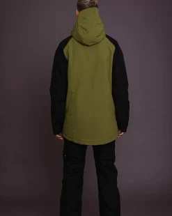 Snow Park Overhead Jacket - Orange & Khaki