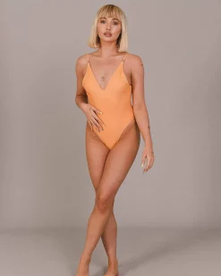 Tangerine Squeeze Women'S Swim Suit