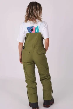 Yeh Girl Bib Pant Khaki