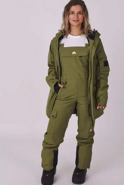 Yeh Girl Bib Pant Khaki