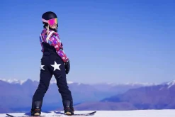 Yeh Girl Ski & Snowboard Bib Pant - Katie Ormerod Black Stars Signature Line